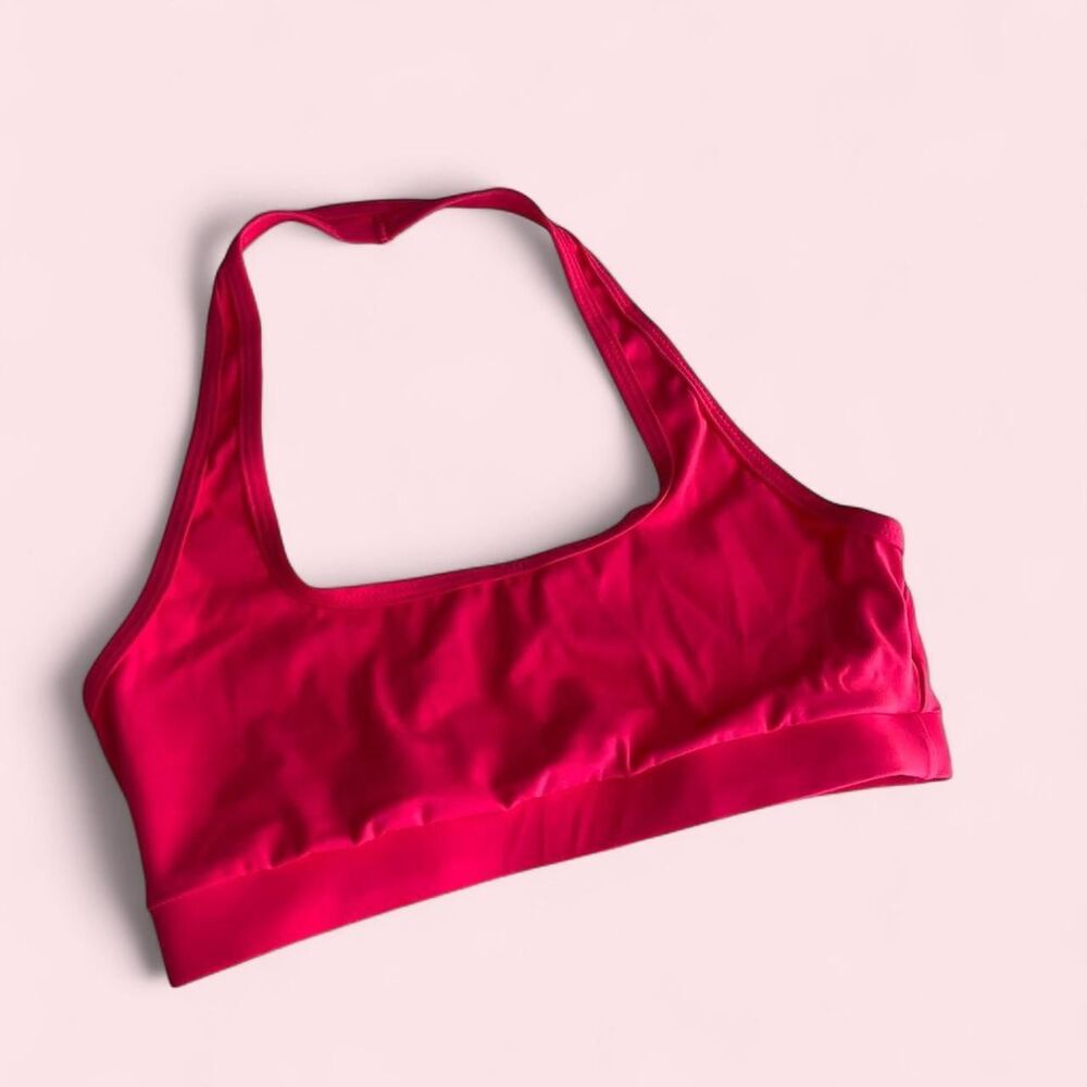 Musera Women's Pink and Red Bra